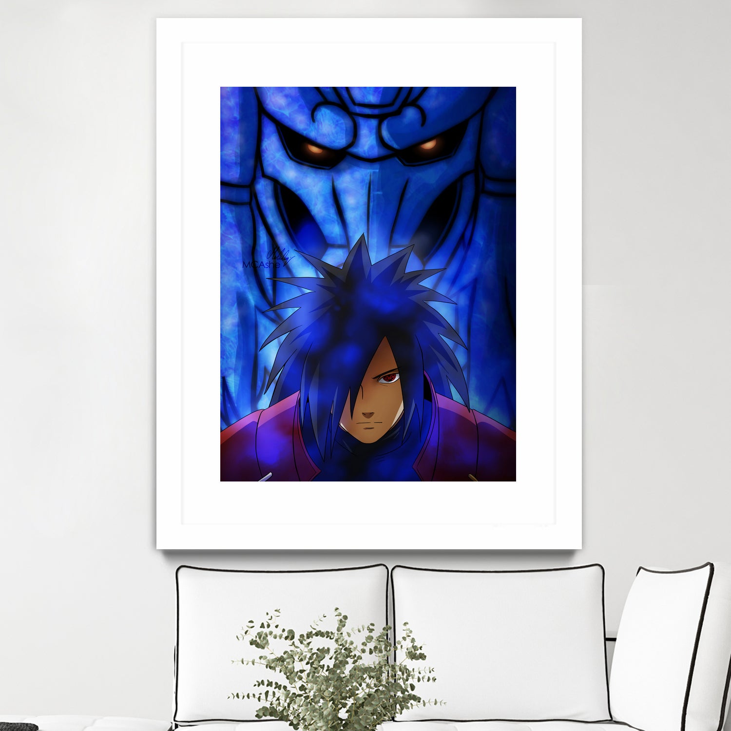 susanoo madara by MCAshe 24 on GIANT ART - blue character design