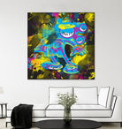 Dipopai - What's up there? - Black by Neo Dhlamini on GIANT ART - black digital painting