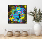 Dipopai - What's up there? - Black by Neo Dhlamini on GIANT ART - black digital painting