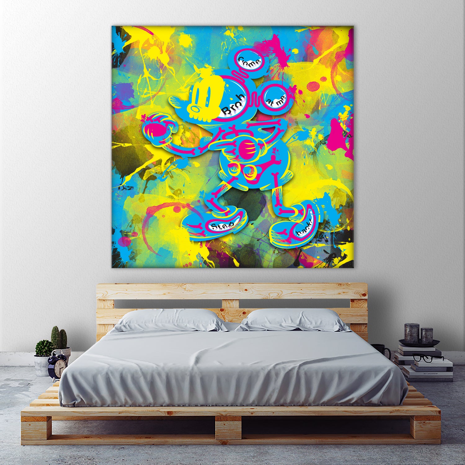 Dipopai - Bring the fight - Yellow by Neo Dhlamini on GIANT ART - yellow digital painting