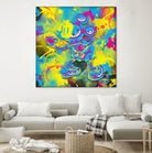 Dipopai - Bring the fight - Yellow by Neo Dhlamini on GIANT ART - yellow digital painting