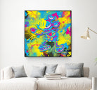 Dipopai - Bring the fight - Yellow by Neo Dhlamini on GIANT ART - yellow digital painting