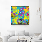 Dipopai - Bring the fight - Yellow by Neo Dhlamini on GIANT ART - yellow digital painting