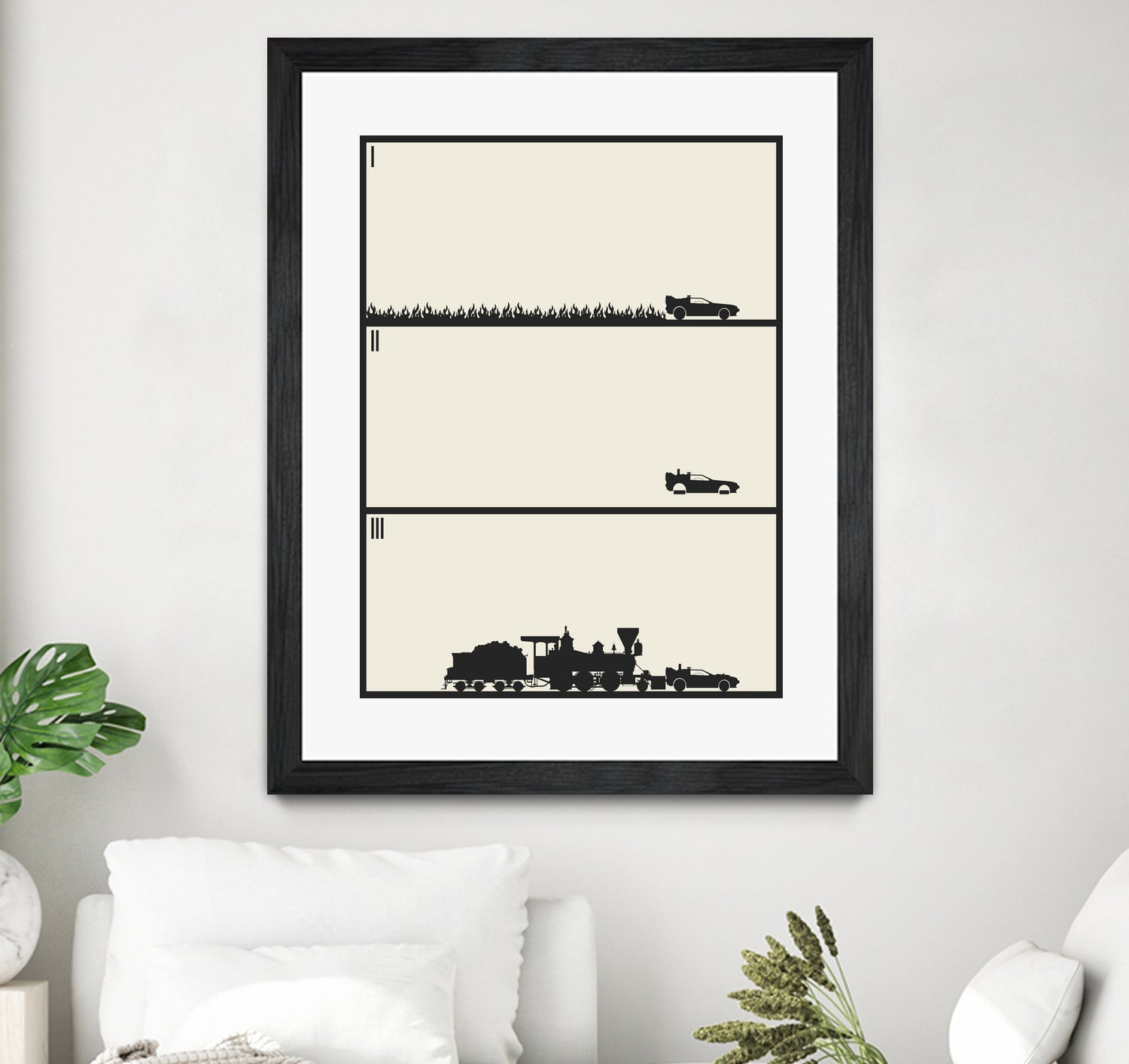 Back to the Future Trilogy - Beige by Finlay McNevin on GIANT ART - black digital drawing