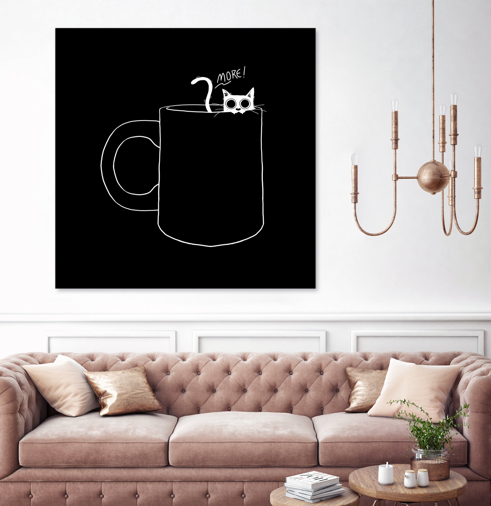 I Need Coffee by Tobias Fonseca on GIANT ART - black digital drawing