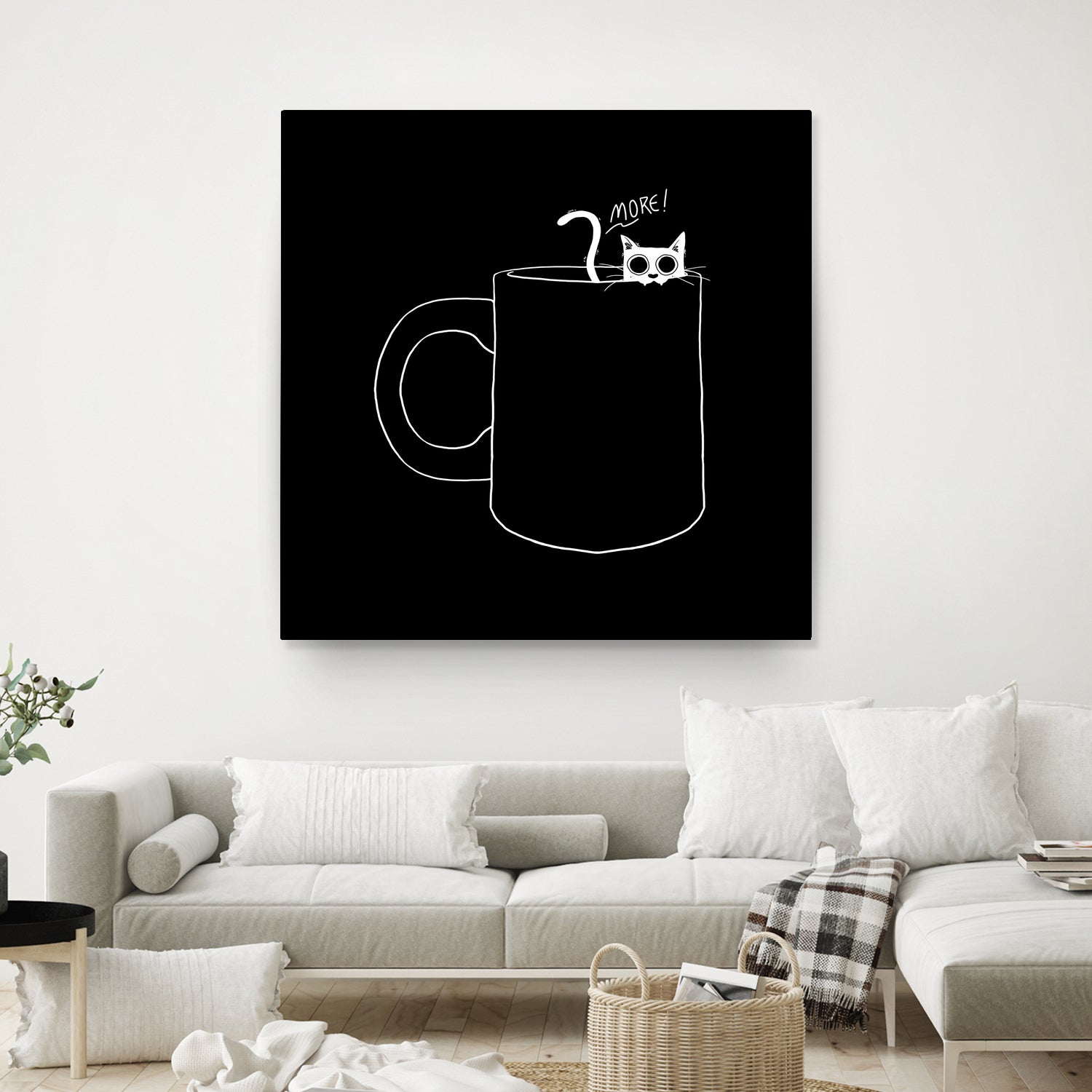 I Need Coffee by Tobias Fonseca on GIANT ART - black digital drawing