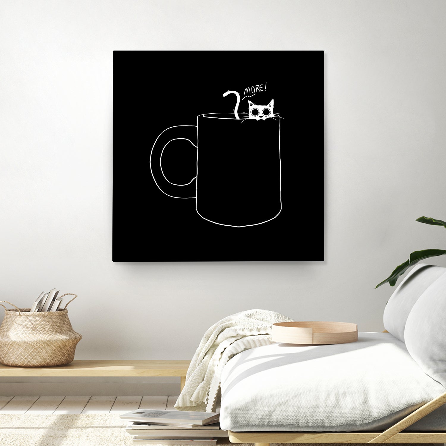 I Need Coffee by Tobias Fonseca on GIANT ART - black digital drawing