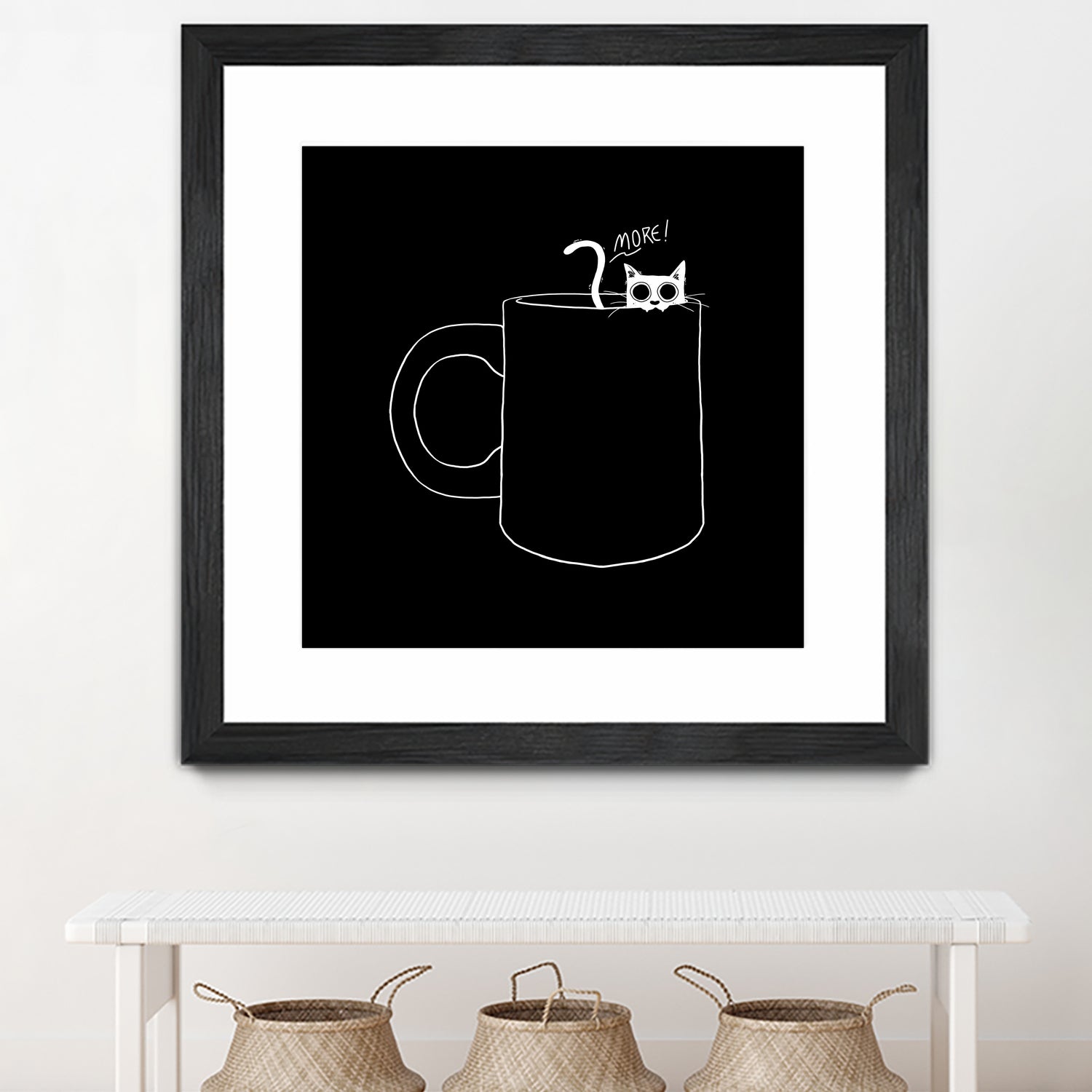 I Need Coffee by Tobias Fonseca on GIANT ART - black digital drawing