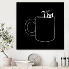 I Need Coffee by Tobias Fonseca on GIANT ART - black digital drawing