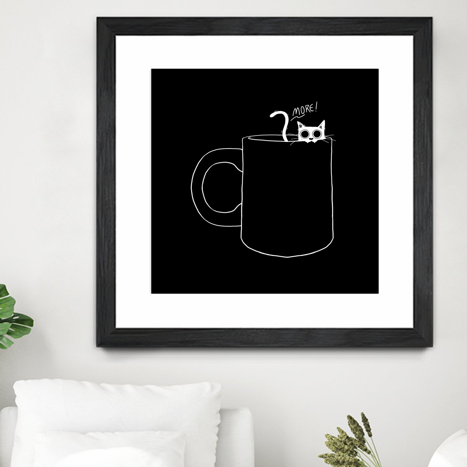 I Need Coffee by Tobias Fonseca on GIANT ART - black digital drawing