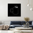 I Need Coffee by Tobias Fonseca on GIANT ART - black digital drawing