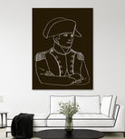 NAPOLEON WHITE LINES by Thomas Fernez on GIANT ART - black digital drawing