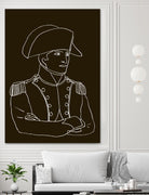 NAPOLEON WHITE LINES by Thomas Fernez on GIANT ART - black digital drawing