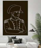 NAPOLEON WHITE LINES by Thomas Fernez on GIANT ART - black digital drawing