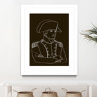 NAPOLEON WHITE LINES by Thomas Fernez on GIANT ART - black digital drawing