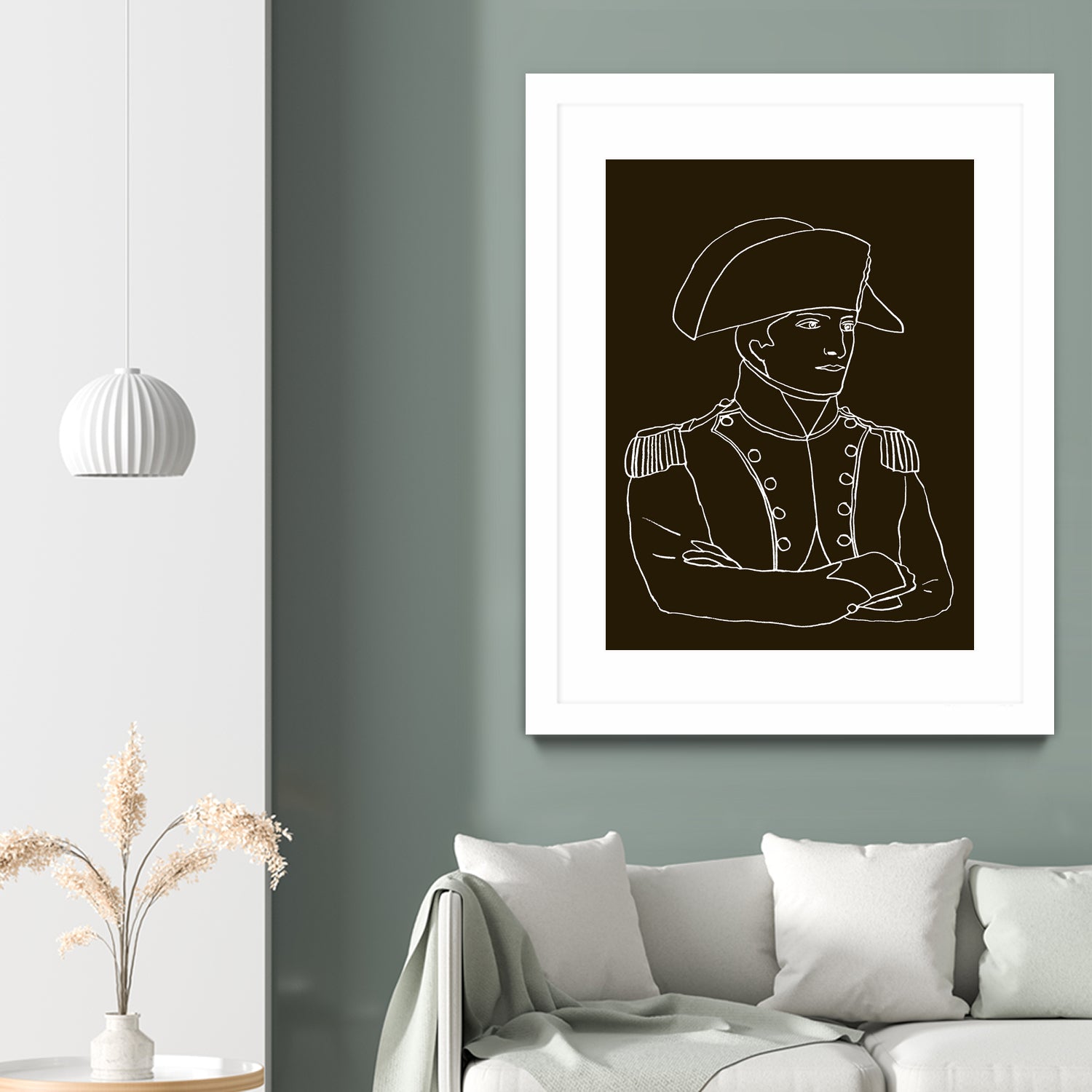 NAPOLEON WHITE LINES by Thomas Fernez on GIANT ART - black digital drawing