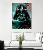 Darth Vader by Dmitry Belov on GIANT ART - blue digital painting