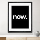 now by Action Zebra on GIANT ART - black typography