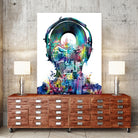 new york  city sound colorful by Bekim Mehovic on GIANT ART - white digital painting