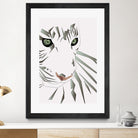 Tiger's Tranquility by Romina Lutz on GIANT ART - white digital painting