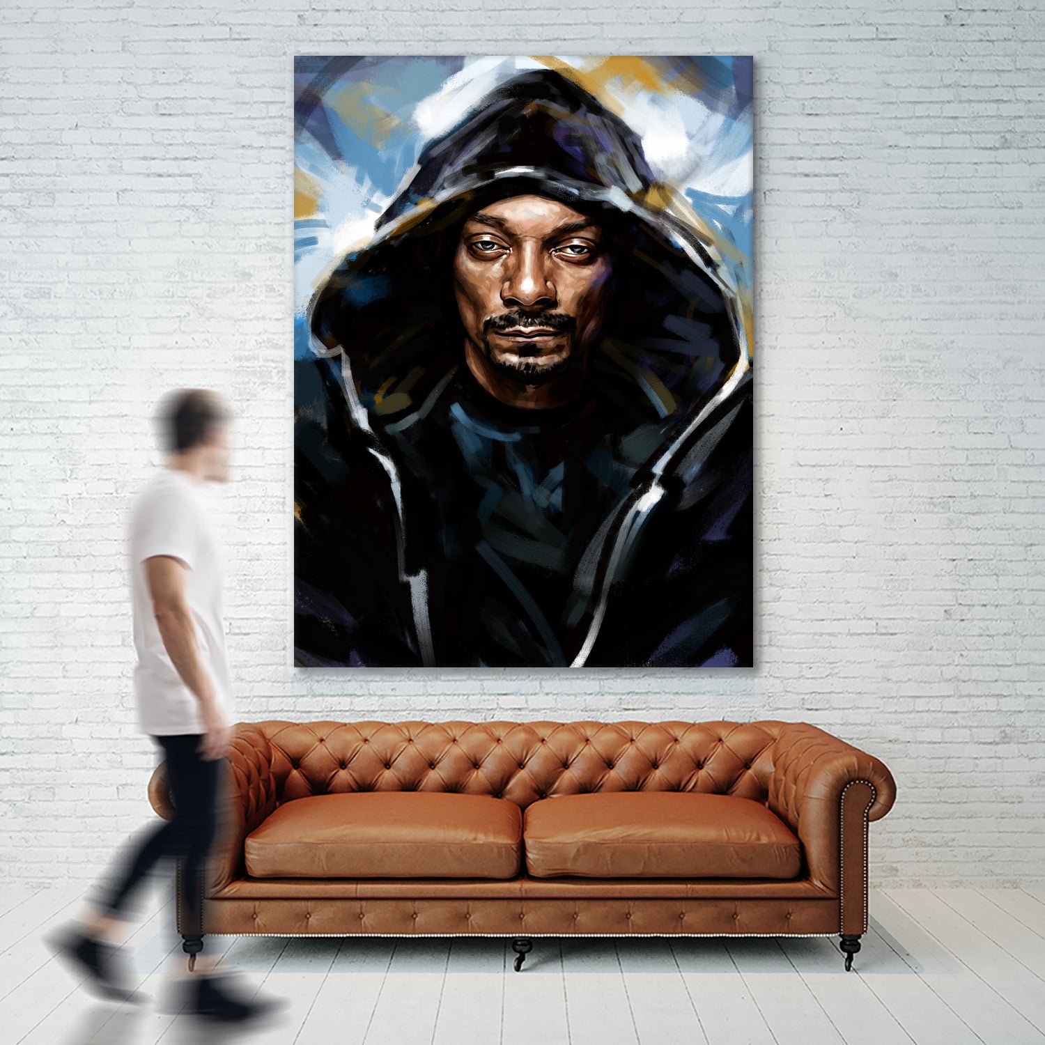 Snoop Dogg by Dmitry Belov on GIANT ART - black digital painting