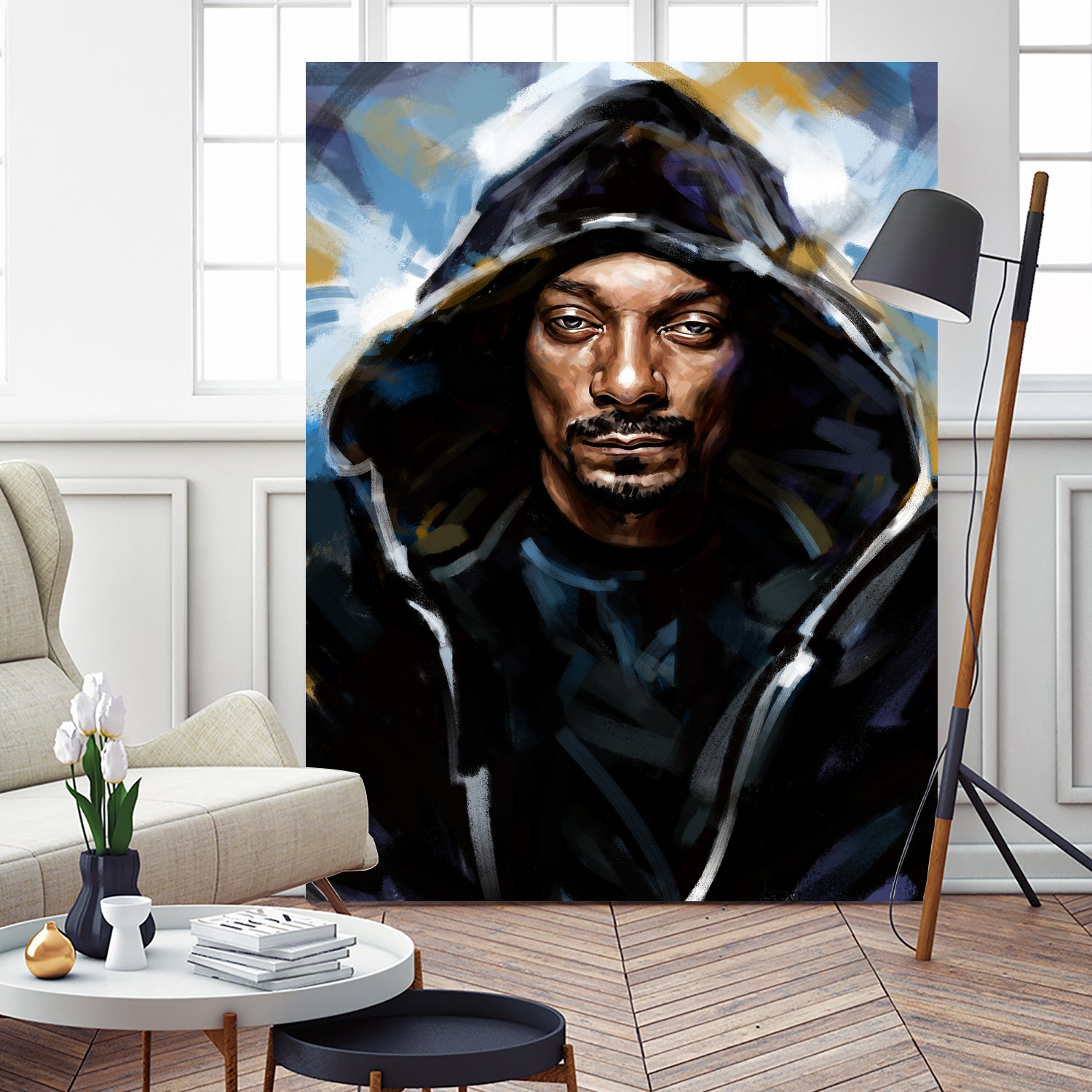 Snoop Dogg by Dmitry Belov on GIANT ART - black digital painting