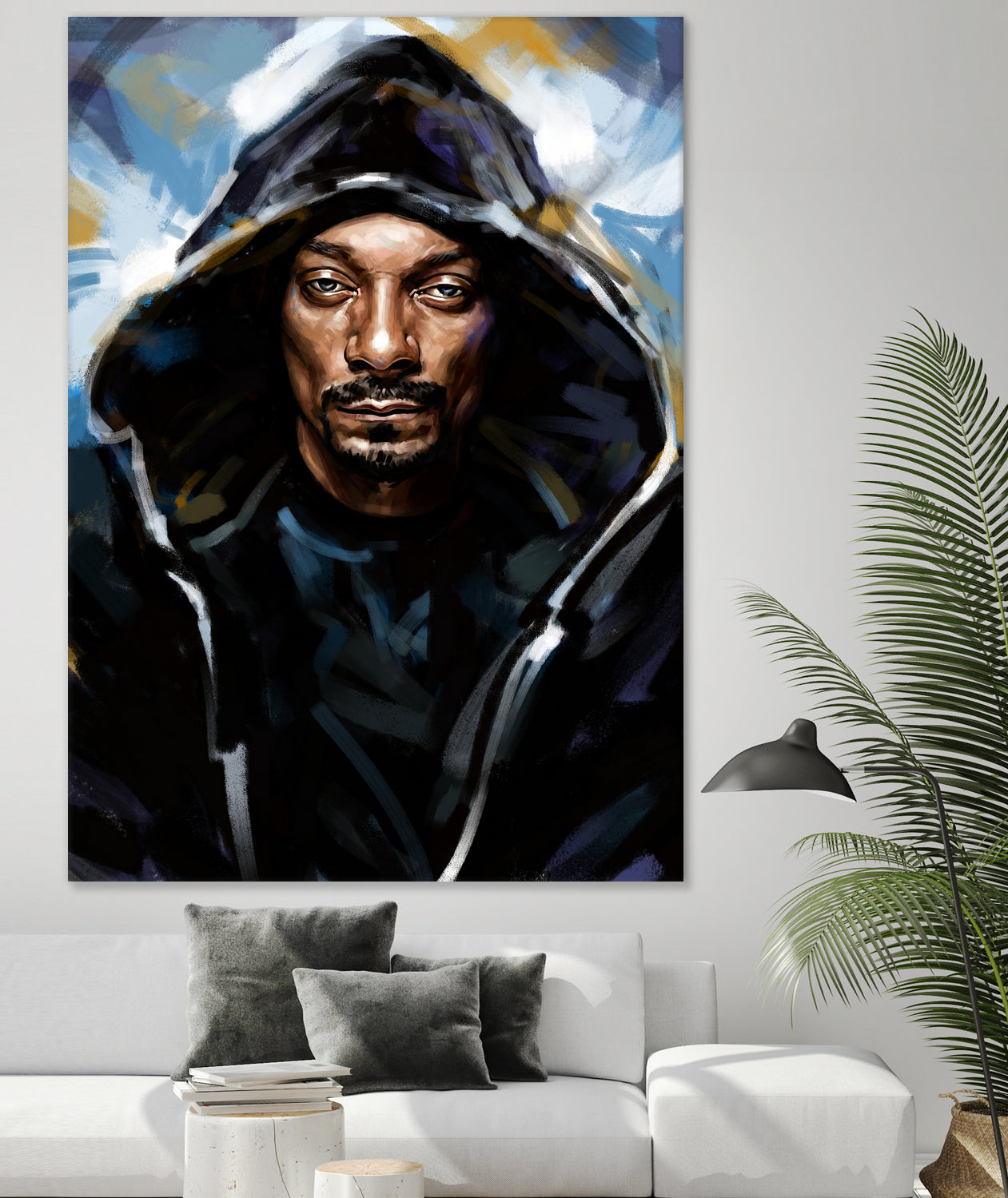 Snoop Dogg by Dmitry Belov on GIANT ART - black digital painting