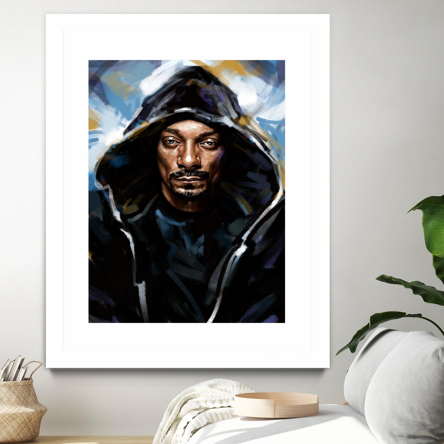 Snoop Dogg by Dmitry Belov on GIANT ART - black digital painting