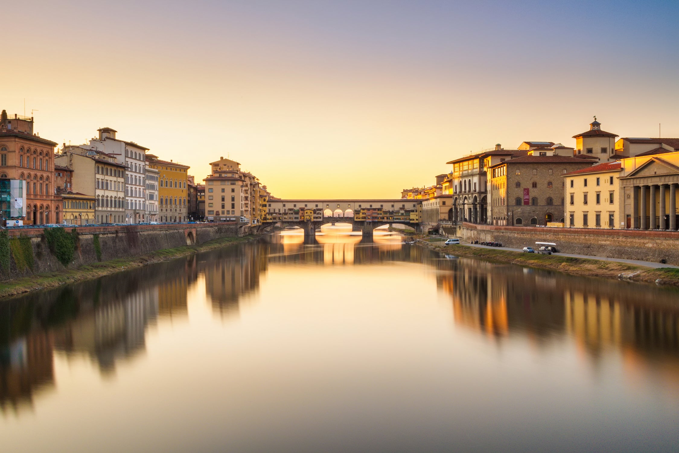 Ponte Vecchio by Pete Latham on GIANT ART - orange photo manipulation