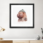 Tattooed Walrus by Tim McConnachie on GIANT ART - gray mixed media