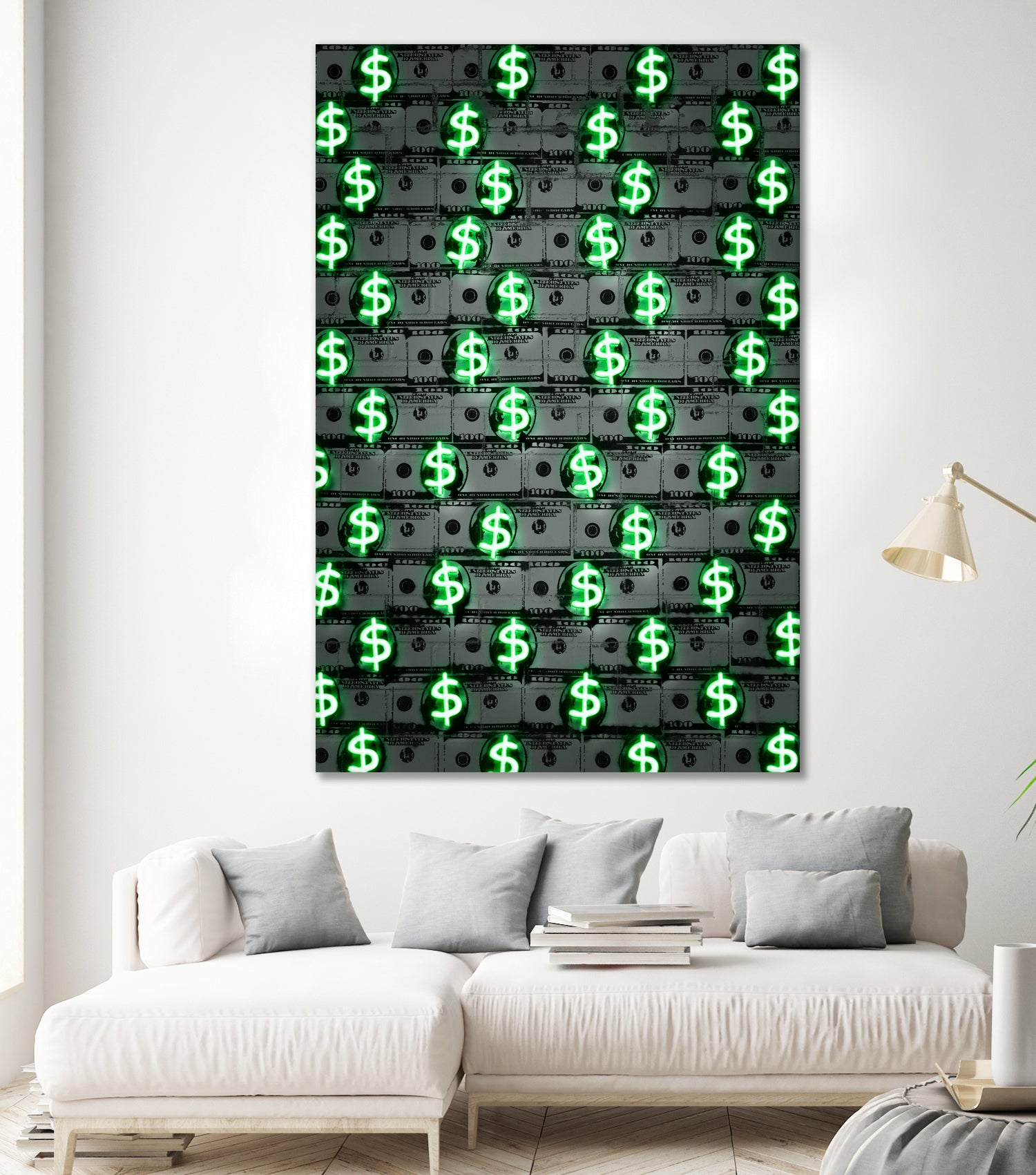 Money money money by Octavian Mihai Mielu on GIANT ART - green 3d art