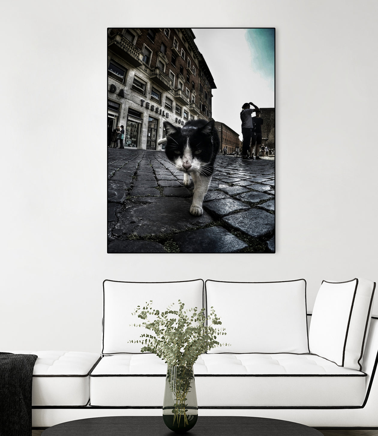 Street Cat by Nicklas Gustafsson on GIANT ART - black mixed media