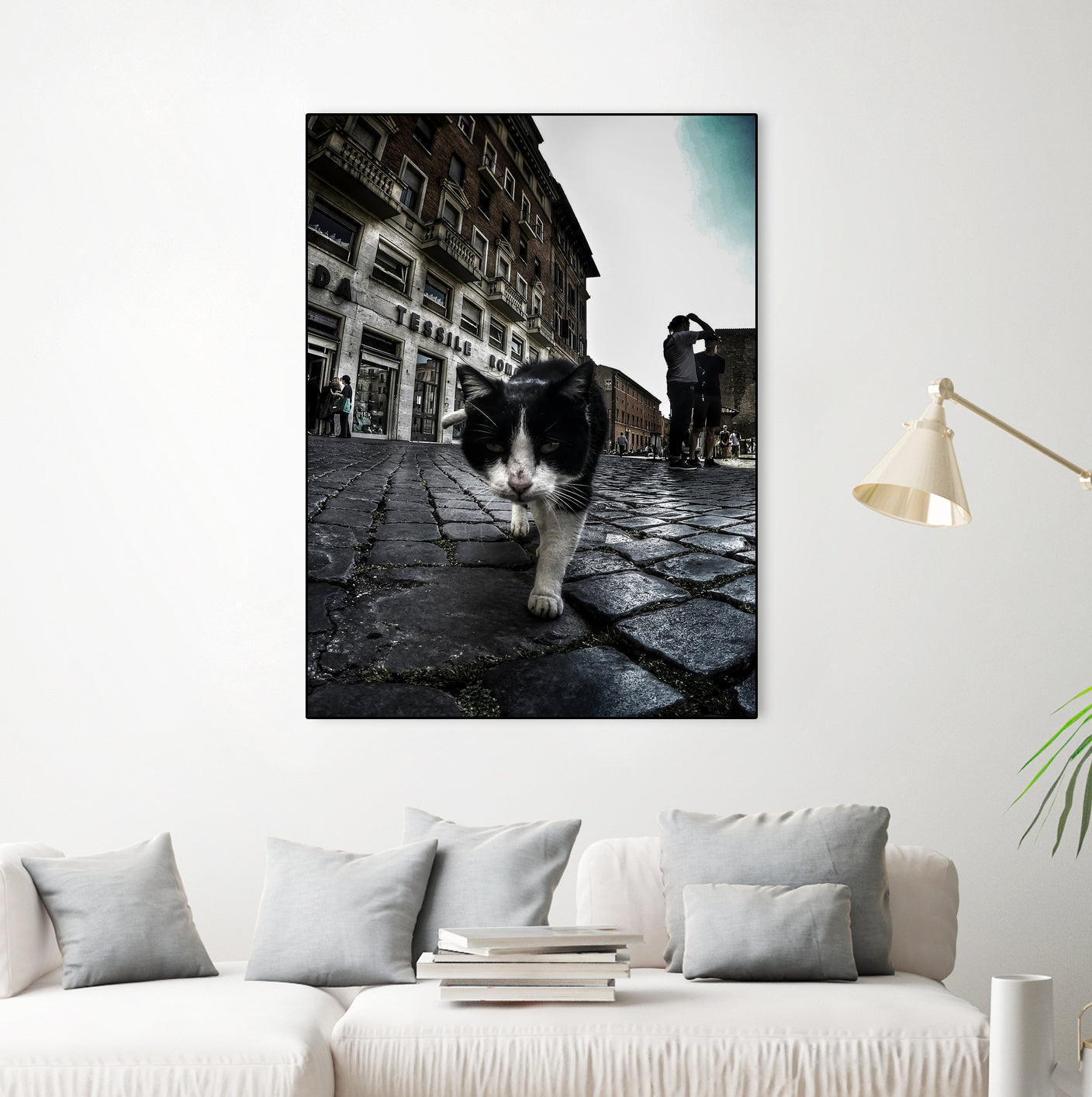 Street Cat by Nicklas Gustafsson on GIANT ART - black mixed media