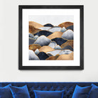 Hills 2 by Elisabeth Fredriksson on GIANT ART - blue digital painting