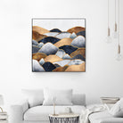 Hills 2 by Elisabeth Fredriksson on GIANT ART - blue digital painting