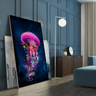 Pink JellyFish World by David Loblaw on GIANT ART - pink photo illustration