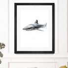 Shark I by Marcou Alexis on GIANT ART - gray digital drawing