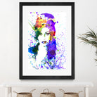 Amy Winehouse | watercolor by Dante Blacksmith on GIANT ART - fuchsia mixed media