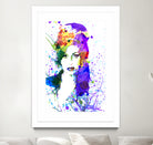 Amy Winehouse | watercolor by Dante Blacksmith on GIANT ART - fuchsia mixed media