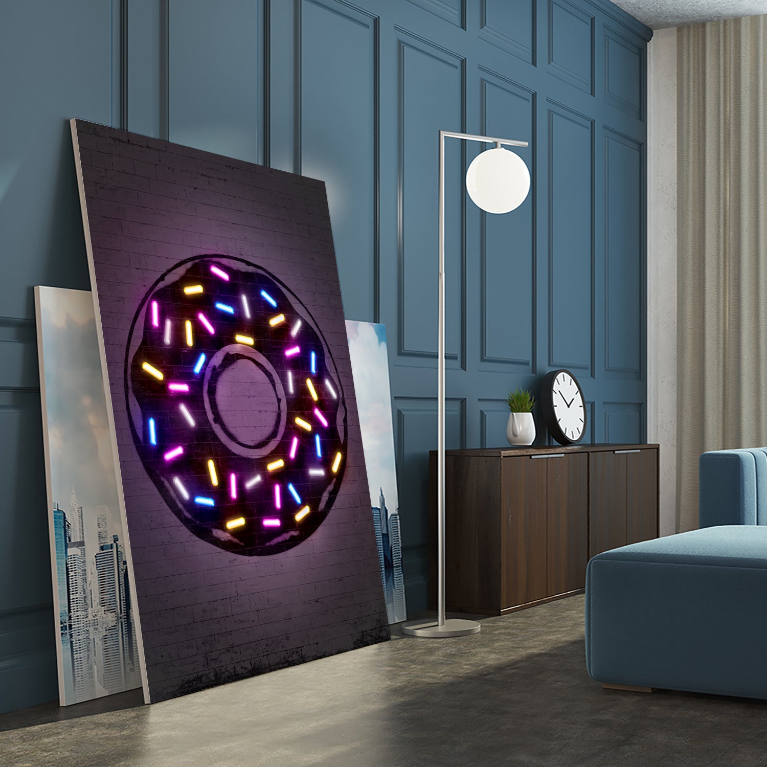 Donut by Octavian Mihai Mielu on GIANT ART - fuchsia digital drawing