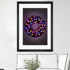 Donut by Octavian Mihai Mielu on GIANT ART - fuchsia digital drawing