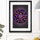 Donut by Octavian Mihai Mielu on GIANT ART - fuchsia digital drawing