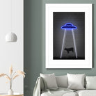 UFO by Octavian Mihai Mielu on GIANT ART - blue digital drawing