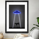 UFO by Octavian Mihai Mielu on GIANT ART - blue digital drawing