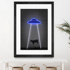 UFO by Octavian Mihai Mielu on GIANT ART - blue digital drawing