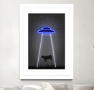 UFO by Octavian Mihai Mielu on GIANT ART - blue digital drawing