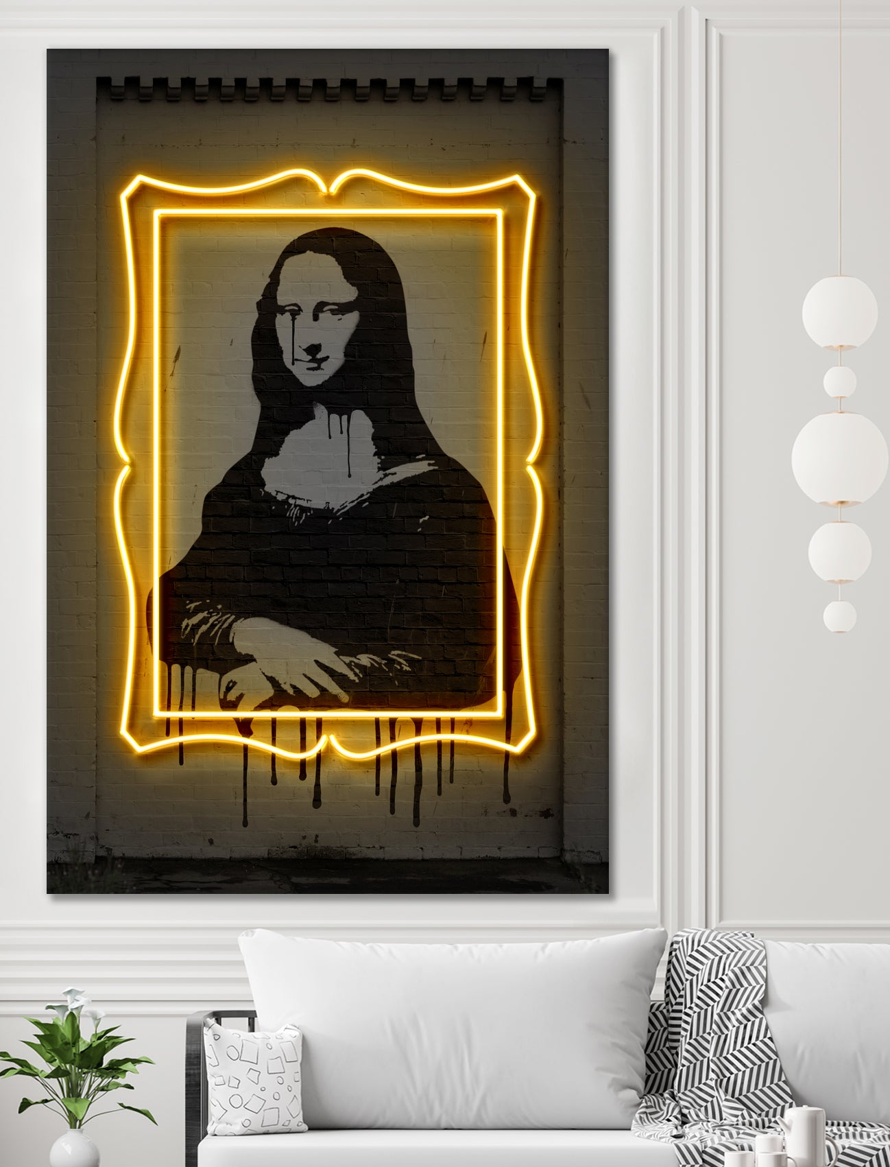 Mona Lisa by Octavian Mihai Mielu on GIANT ART - yellow digital drawing