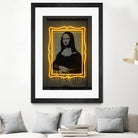 Mona Lisa by Octavian Mihai Mielu on GIANT ART - yellow digital drawing