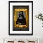 Mona Lisa by Octavian Mihai Mielu on GIANT ART - yellow digital drawing