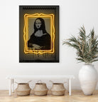 Mona Lisa by Octavian Mihai Mielu on GIANT ART - yellow digital drawing